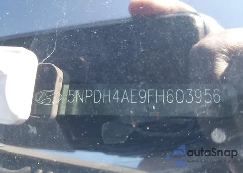 2015 Hyundai Elantra Se from USA, damaged, VIN 5NPDH4AE9FH603956